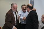 Manuel Alegre com Carlos Trindade, da CGTP, e Joo Proena, da UGT