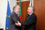 Manuel Alegre com António Saraiva, Presidente da CIP