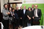 Da esq para a dir: Jacinto Lucas Pires, Maria Teresa Horta, Paula Morão, Mário de Carvalho, José Manuel Mendes, Manuel Alegre, Hélia Correia, José de Faria e Costa e Daniel Sampaio